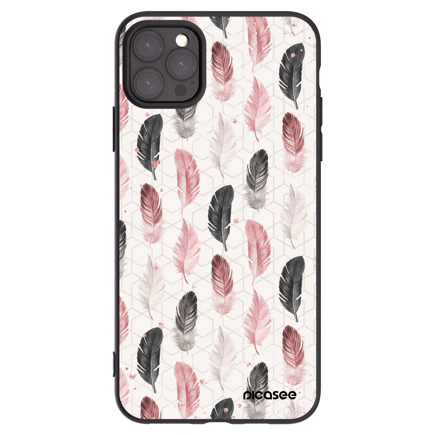Picasee silikonový černý obal pro Apple iPhone 11 Pro Max - Pírka 2