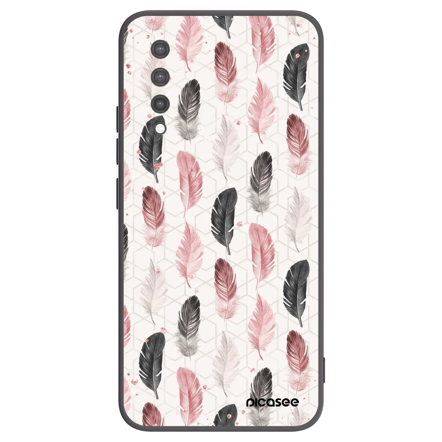 Picasee silikonový černý obal pro Xiaomi Mi 9 Lite - Pírka 2