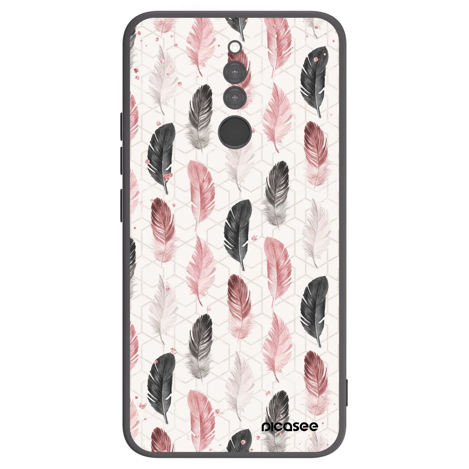 Picasee silikonový černý obal pro Xiaomi Redmi 8 - Pírka 2