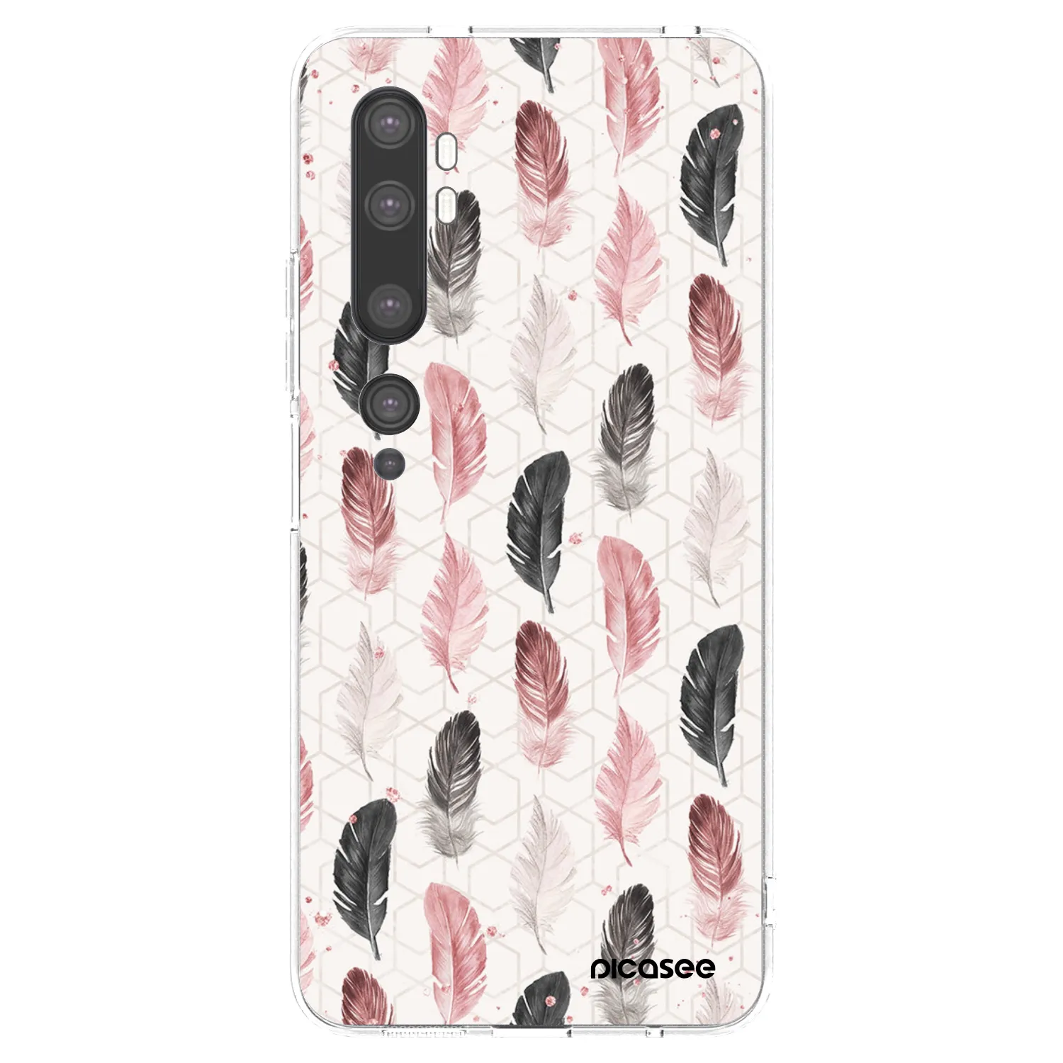 Picasee silikonový průhledný obal pro Xiaomi Mi Note 10 (Pro) - Pírka 2