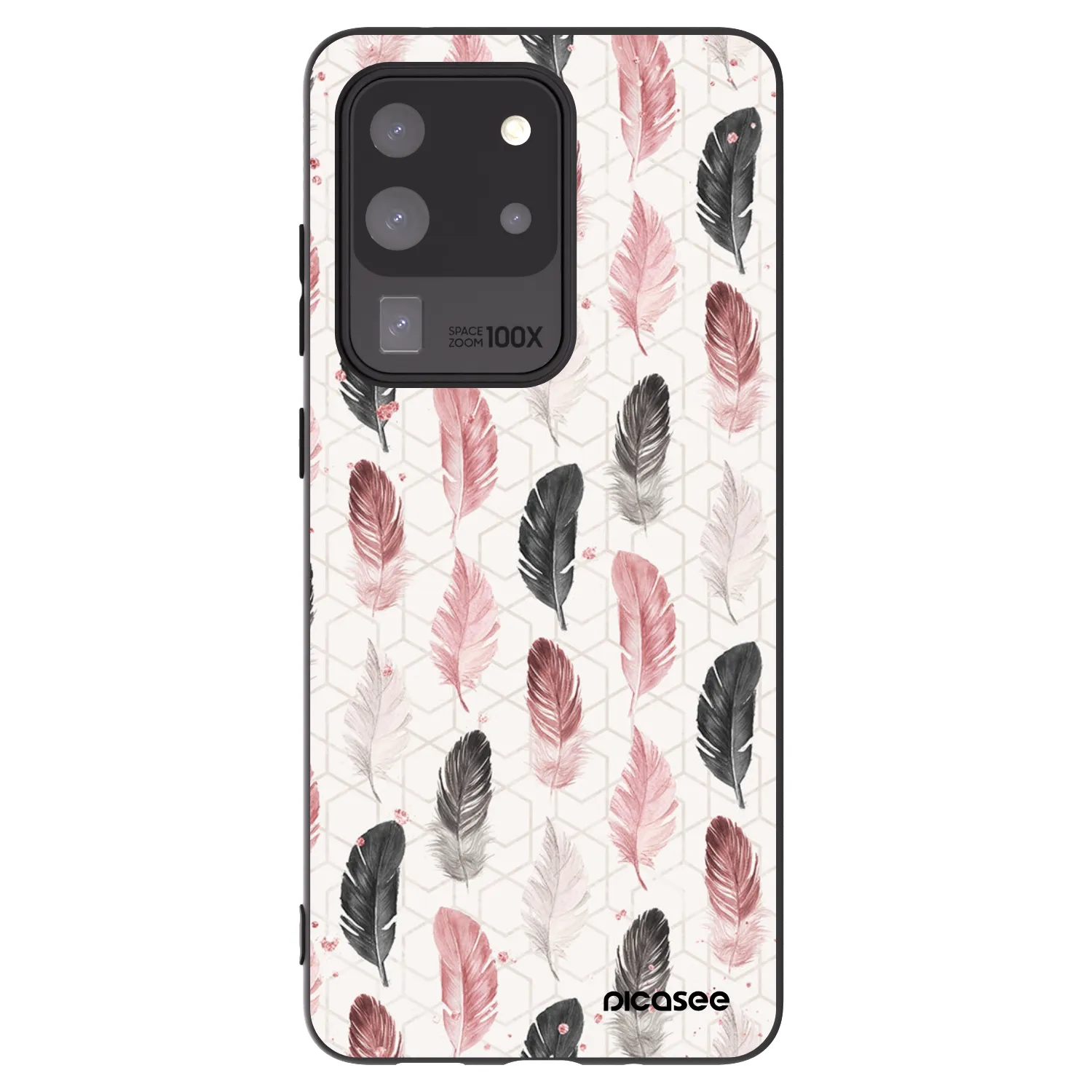 Picasee silikonový černý obal pro Samsung Galaxy S20 Ultra 5G G988F - Pírka 2