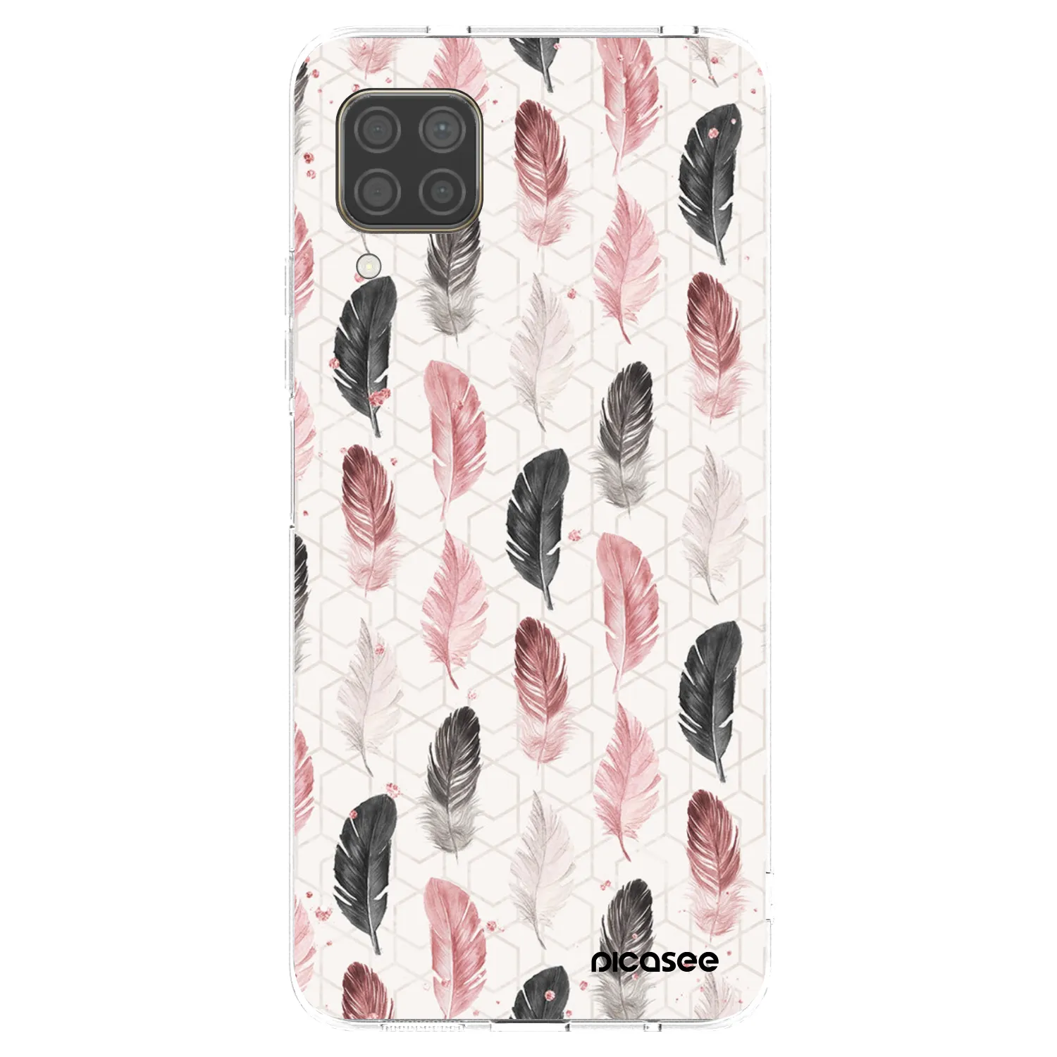 Picasee silikonový průhledný obal pro Huawei P40 Lite - Pírka 2
