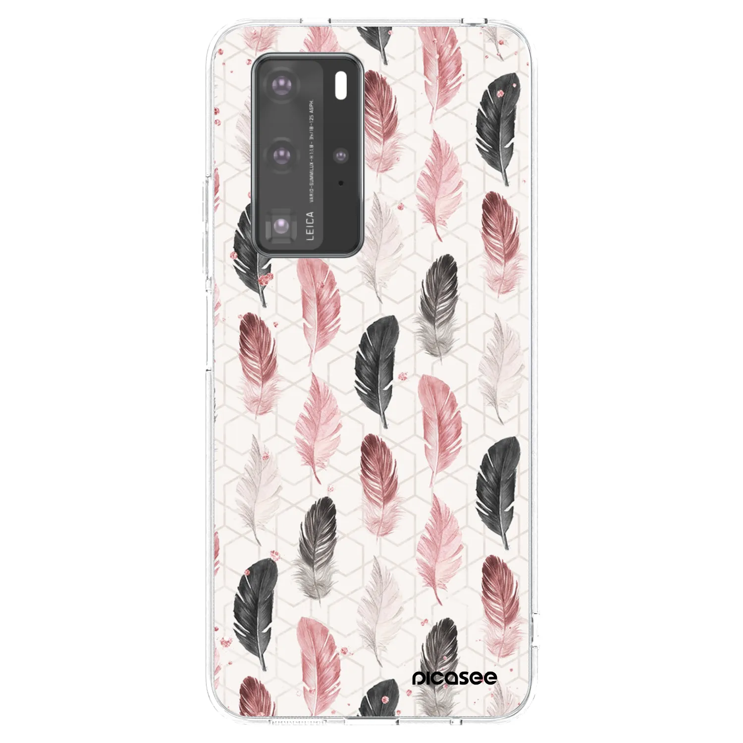 Picasee silikonový průhledný obal pro Huawei P40 Pro - Pírka 2