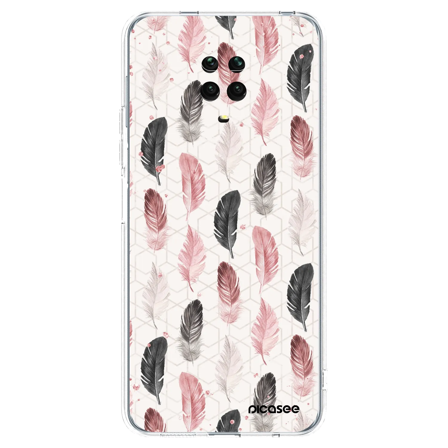 Picasee silikonový průhledný obal pro Xiaomi Redmi Note 9 Pro - Pírka 2