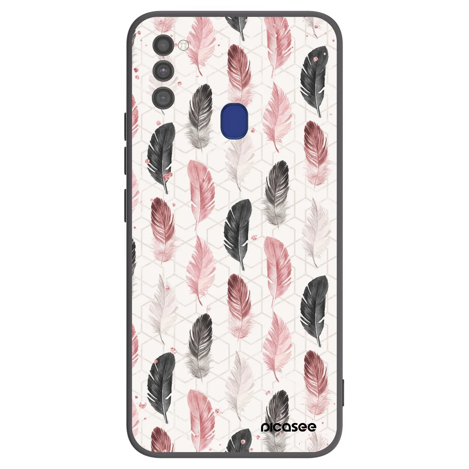 Picasee silikonový černý obal pro Samsung Galaxy M21 M215F - Pírka 2
