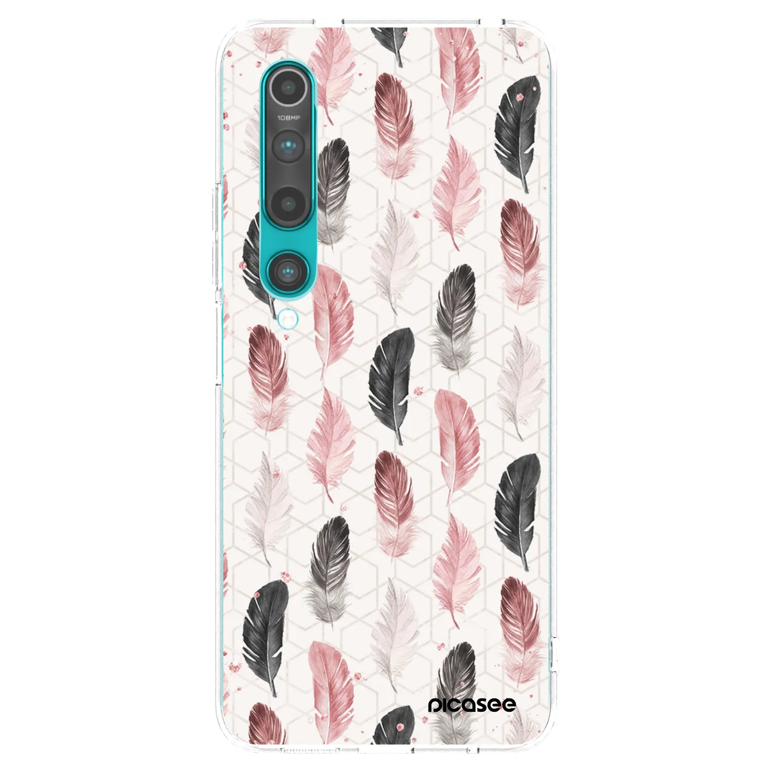 Picasee silikonový průhledný obal pro Xiaomi Mi 10 - Pírka 2