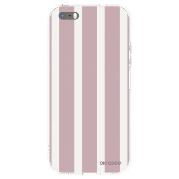 Picasee silikonový průhledný obal pro Apple iPhone 5/5S/SE - Velvet sun