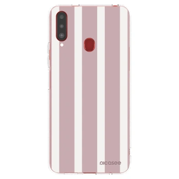 Picasee silikonový průhledný obal pro Samsung Galaxy A20s - Velvet sun