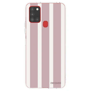 Picasee silikonový průhledný obal pro Samsung Galaxy A21s - Velvet sun