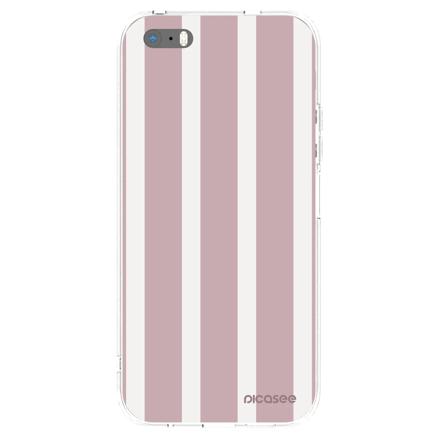 Picasee silikonový průhledný obal pro Apple iPhone 5/5S/SE - Velvet sun