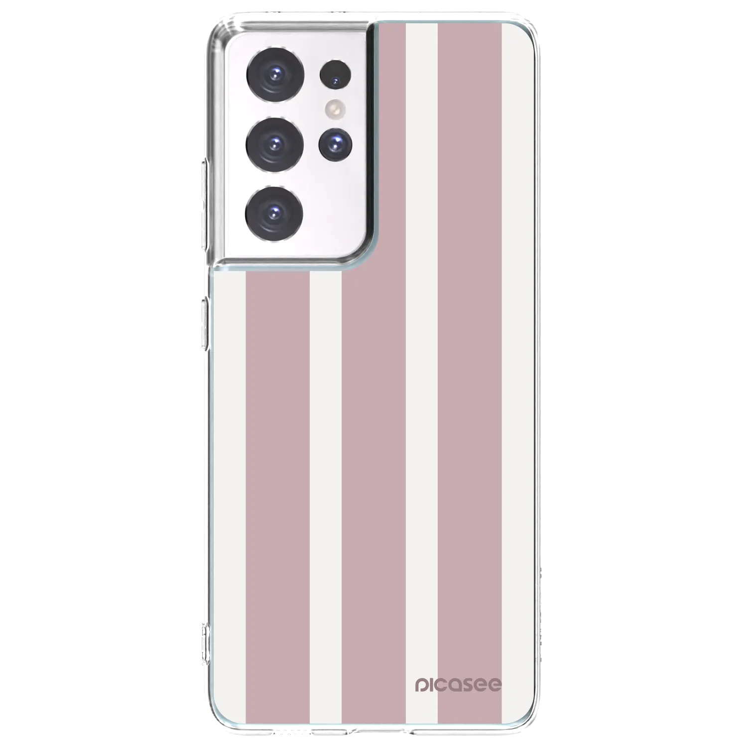 Picasee silikonový průhledný obal pro Samsung Galaxy S21 Ultra 5G G998B - Velvet sun