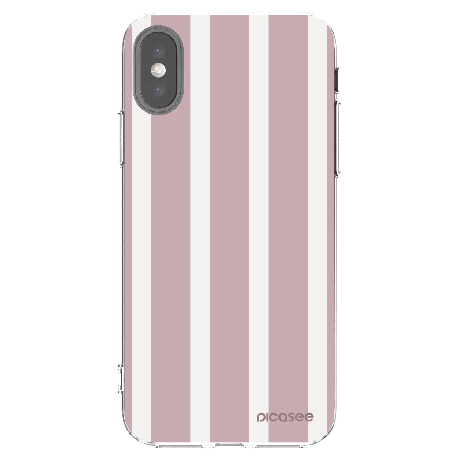 Picasee silikonový průhledný obal pro Apple iPhone X/XS - Velvet sun