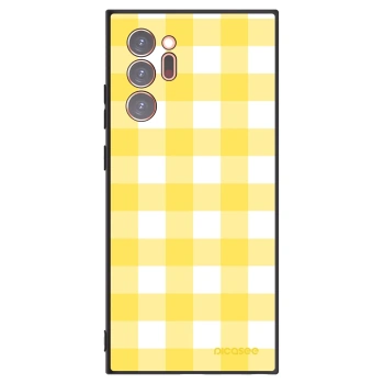 Picasee silikonový černý obal pro Samsung Galaxy Note 20 Ultra - Gride lemon
