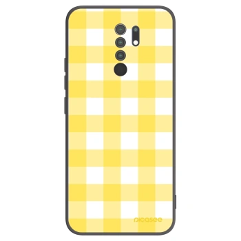 Picasee silikonový černý obal pro Xiaomi Redmi 9 - Gride lemon