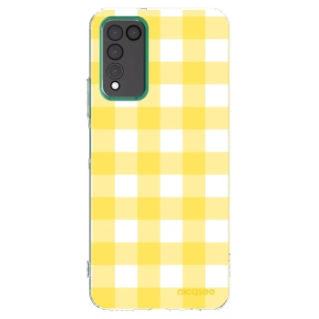 Picasee silikonový průhledný obal pro Honor 10X Lite - Gride lemon