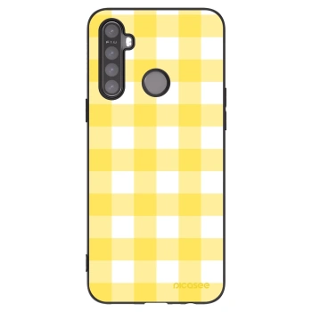 Picasee silikonový černý obal pro Realme 5 - Gride lemon