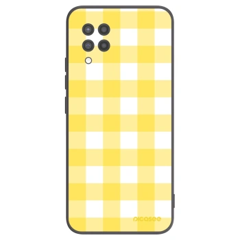 Picasee silikonový černý obal pro Samsung Galaxy A42 A426B - Gride lemon