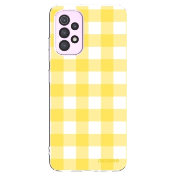 Picasee silikonový průhledný obal pro Samsung Galaxy A32 5G A326B - Gride lemon
