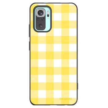 Picasee silikonový černý obal pro Xiaomi Redmi Note 10 Pro - Gride lemon
