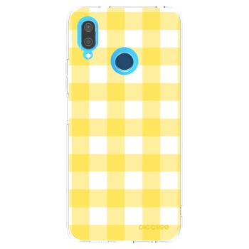 Picasee silikonový průhledný obal pro Huawei P20 Lite - Gride lemon