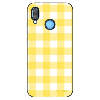 Picasee silikonový černý obal pro Huawei P20 Lite - Gride lemon