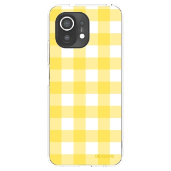 Picasee silikonový průhledný obal pro Xiaomi Mi 11 - Gride lemon