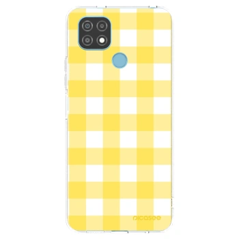 Picasee silikonový průhledný obal pro Realme C21 - Gride lemon