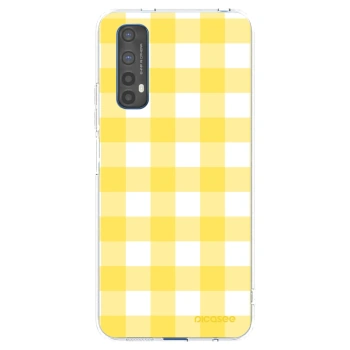 Picasee silikonový průhledný obal pro Realme 7 - Gride lemon