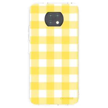 Picasee silikonový průhledný obal pro Xiaomi Redmi Note 9T - Gride lemon