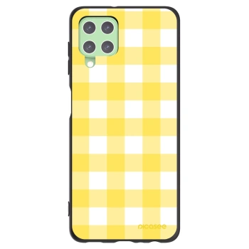Picasee silikonový černý obal pro Samsung Galaxy A22 A225F 4G - Gride lemon