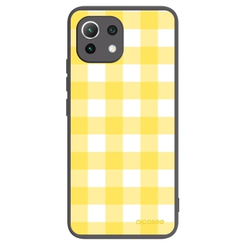 Picasee silikonový černý obal pro Xiaomi 11 Lite 5G NE - Gride lemon