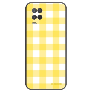 Picasee silikonový černý obal pro Realme 8 5G - Gride lemon