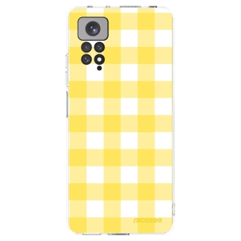 Picasee silikonový průhledný obal pro Xiaomi Redmi Note 11S 4G - Gride lemon