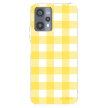 Picasee silikonový průhledný obal pro Realme 9 Pro 5G - Gride lemon