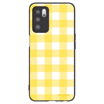 Picasee silikonový černý obal pro OPPO A16 - Gride lemon