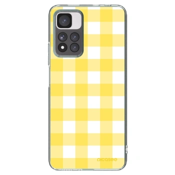 Picasee silikonový průhledný obal pro Xiaomi Redmi Note 11 Pro+ 5G - Gride lemon