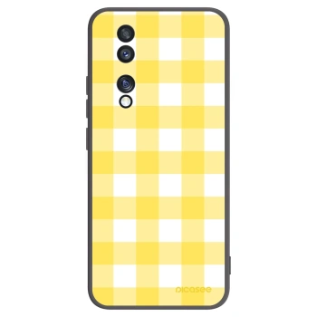 Picasee silikonový černý obal pro Honor 70 - Gride lemon