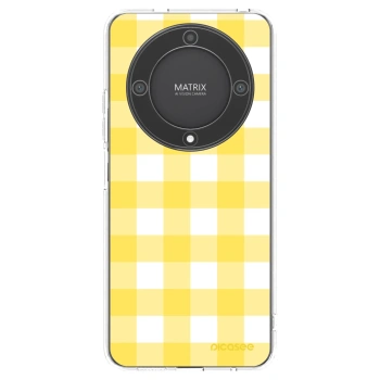 Picasee silikonový průhledný obal pro Honor Magic5 Lite 5G - Gride lemon