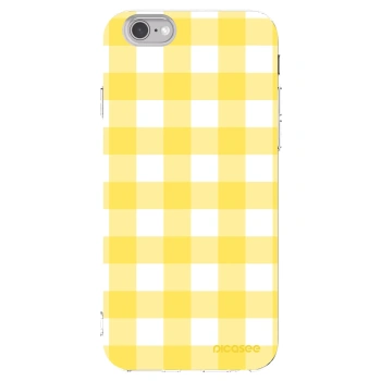 Picasee silikonový průhledný obal pro Apple iPhone 6/6S - Gride lemon
