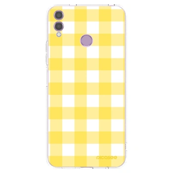 Picasee silikonový průhledný obal pro Honor 8X - Gride lemon