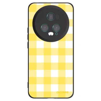 Picasee silikonový černý obal pro Honor Magic5 Pro - Gride lemon