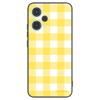 Picasee silikonový černý obal pro Xiaomi Poco F5 - Gride lemon