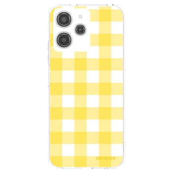 Picasee silikonový průhledný obal pro Xiaomi Redmi 12 4G - Gride lemon