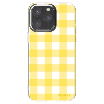 Picasee silikonový průhledný obal pro Apple iPhone 15 Pro Max - Gride lemon