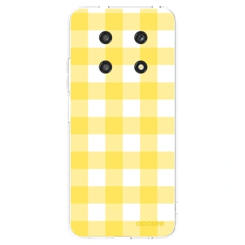 Picasee silikonový průhledný obal pro Honor Magic4 Lite 5G - Gride lemon