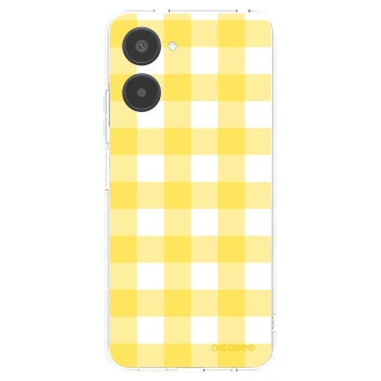 Picasee silikonový průhledný obal pro Realme 10 4G - Gride lemon