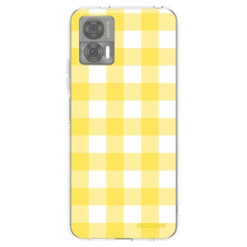 Picasee silikonový průhledný obal pro Motorola Edge 30 Neo - Gride lemon