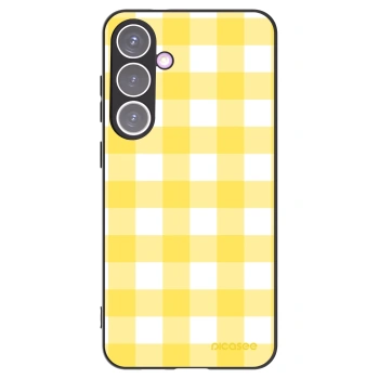 Picasee silikonový černý obal pro Samsung Galaxy S24+ S926B 5G - Gride lemon