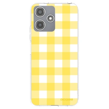 Picasee silikonový průhledný obal pro Xiaomi Redmi 12 5G - Gride lemon