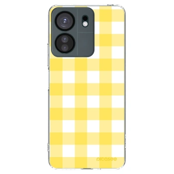 Picasee silikonový průhledný obal pro Xiaomi Redmi 13C 4G - Gride lemon